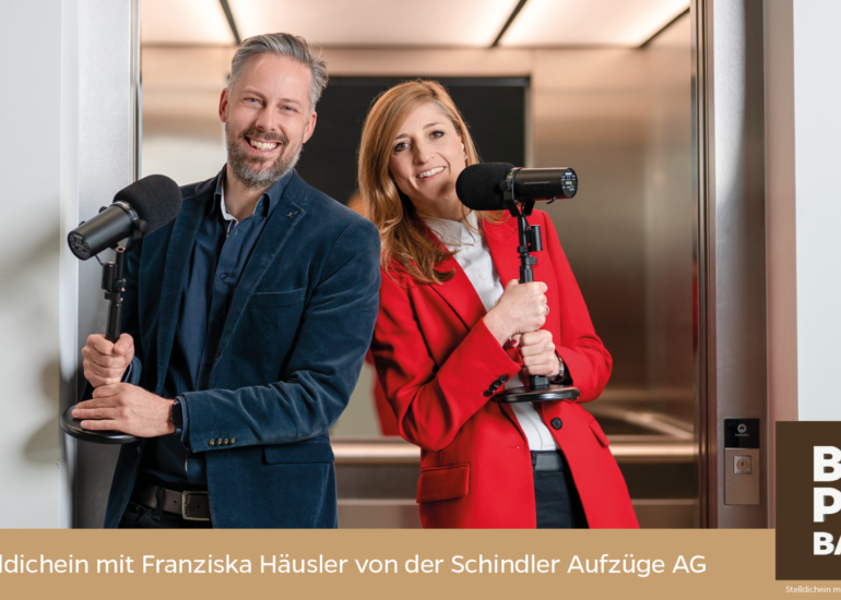 Hoch hinaus mit Schindler und der passionierten Lift-Fahrerin Franziska Häusler